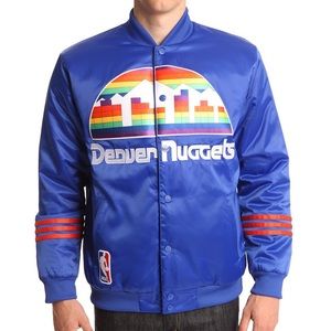 *NWOT* Adidas Retro Denver Nuggets Bomber Jacket